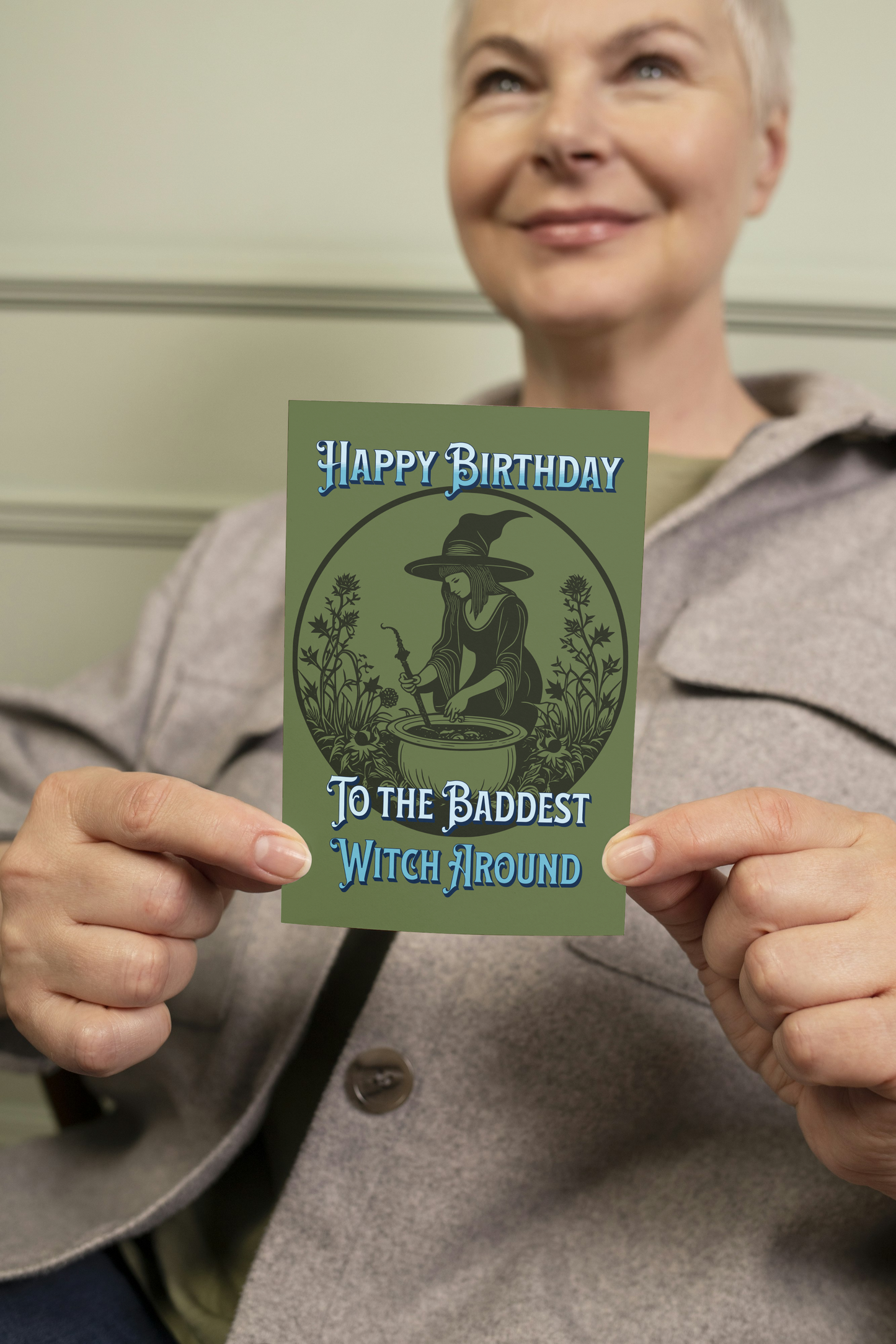 The Baddest Witch - Alternative Birthday Card