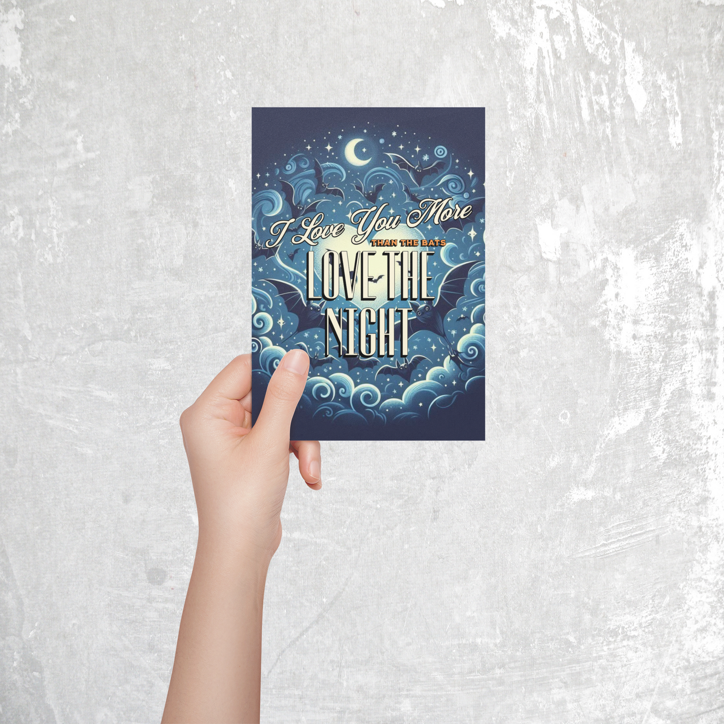 Love the Night - Alternative Greeting Card