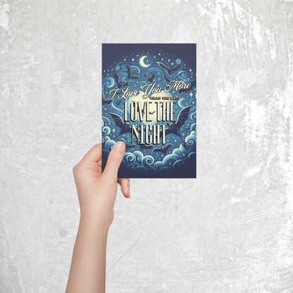 Love the Night - Alternative Greeting Card