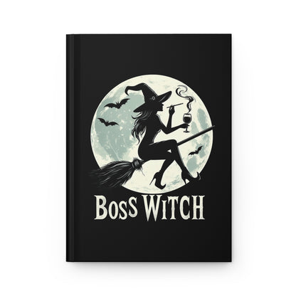 Boss Witch - Hardcover Gothic Matte Journal Notebook
