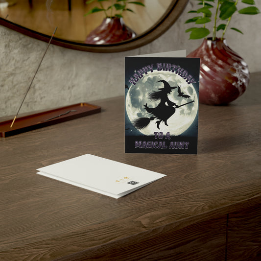 Magical Aunt - Alternative Birthday Wishes Card