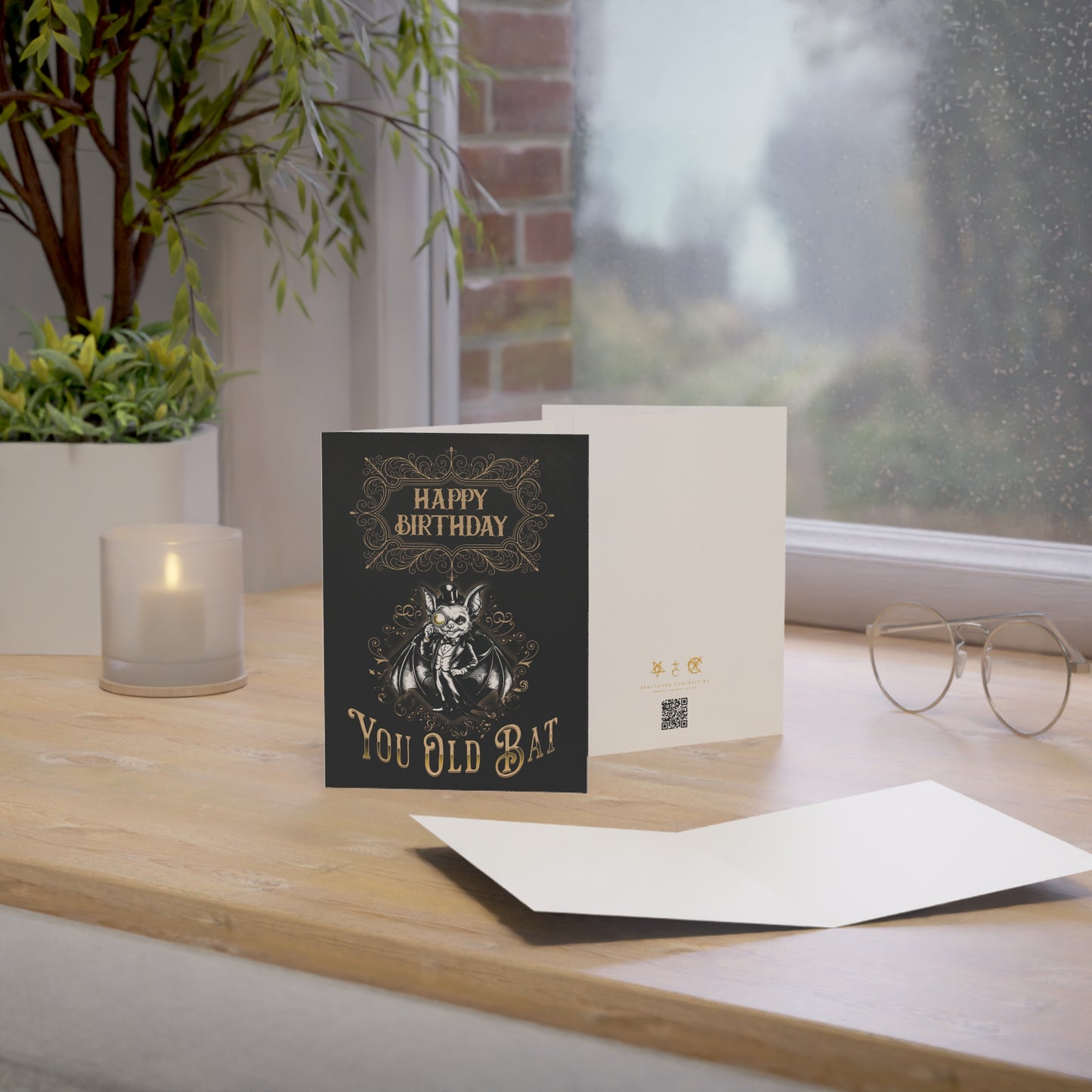 Old Bat - Alternative Birthday Wishes Card