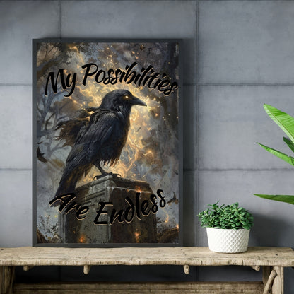 Endless Possibilities - Gothic Framed Matte Canvas Print