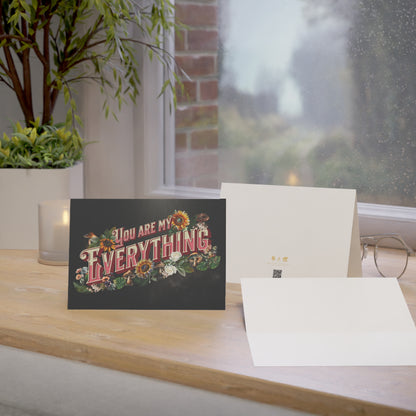 You Are My Everything - Alternative Greeting Card for Romantic Goths
