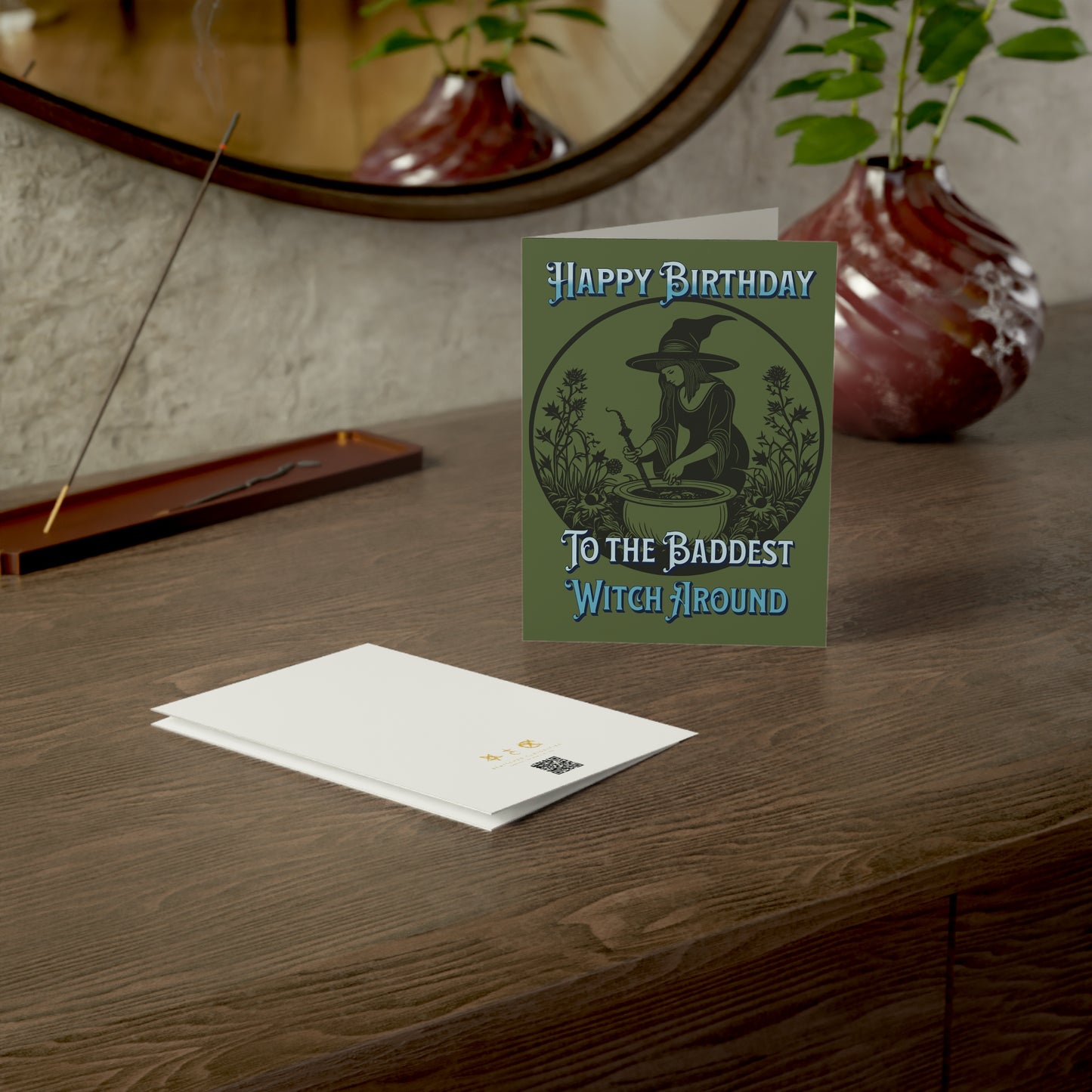 The Baddest Witch - Alternative Birthday Card