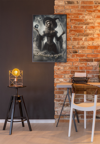I Believe in Myself - Framed Matte Canvas Print