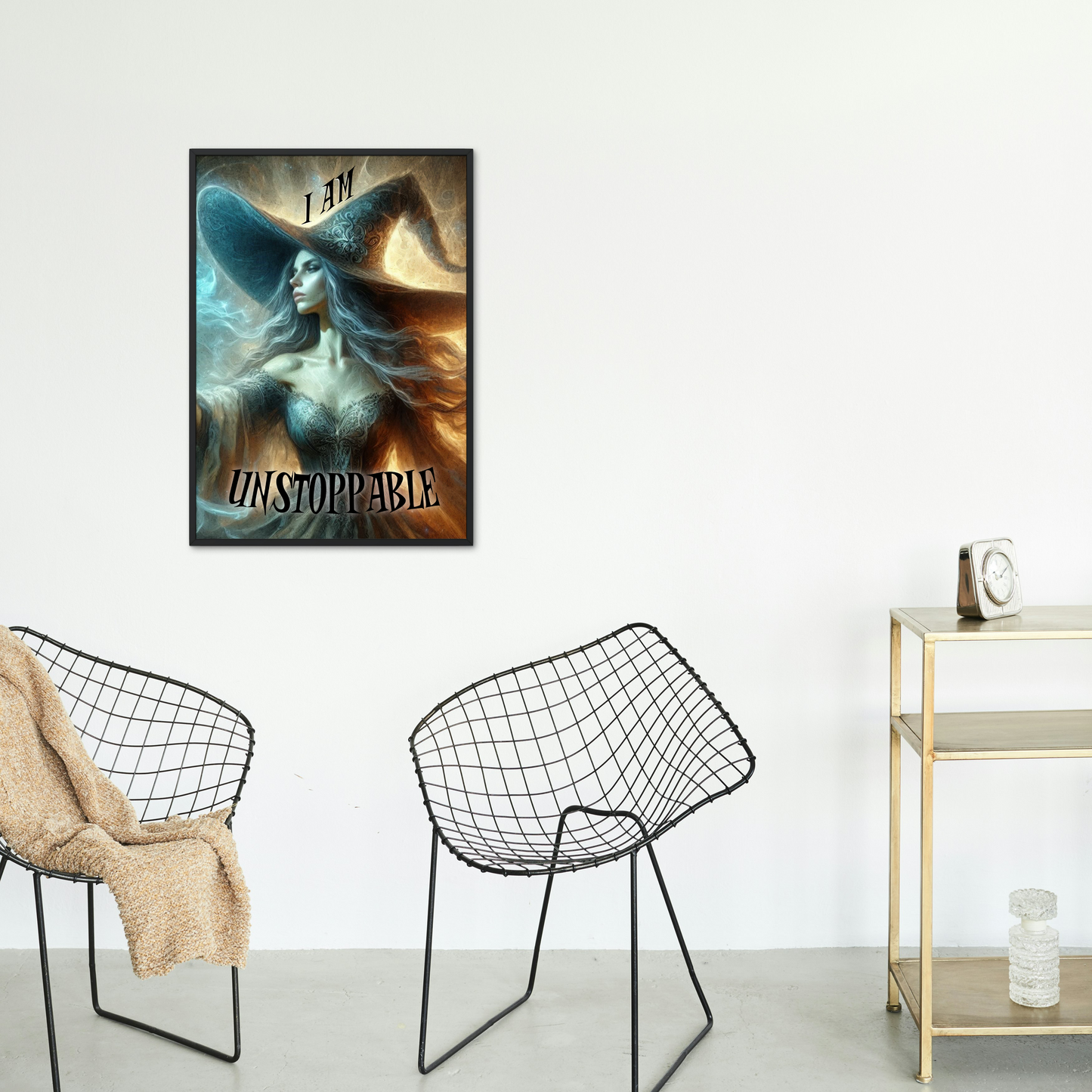 I Am Unstoppable - Framed Matte Canvas Print