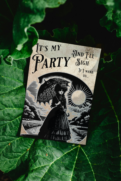 It's my Party - Alternative Birthday Wishes Card