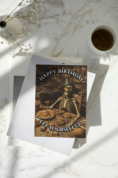 Let Yourself Go - Alternative Birthday Wishes Card