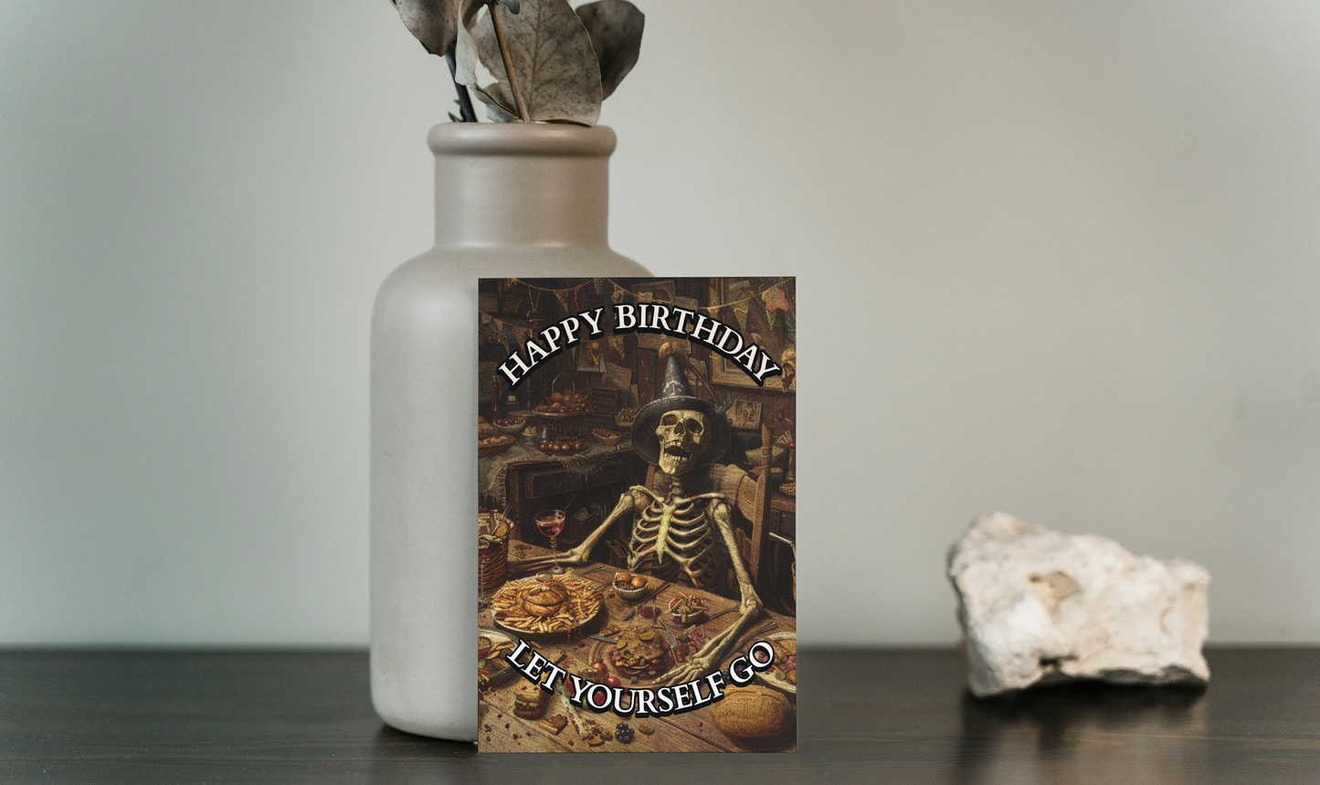 Let Yourself Go - Alternative Birthday Wishes Card