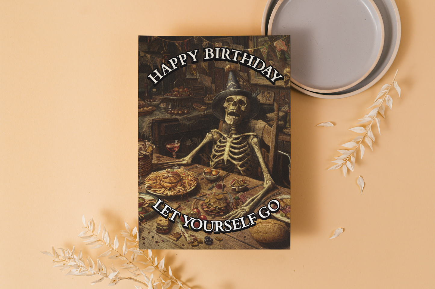 Let Yourself Go - Alternative Birthday Wishes Card