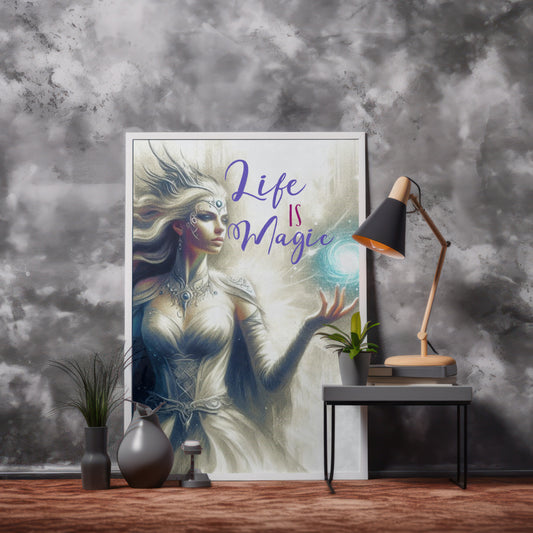 Life is Magic - Framed Matte Wall Art Print