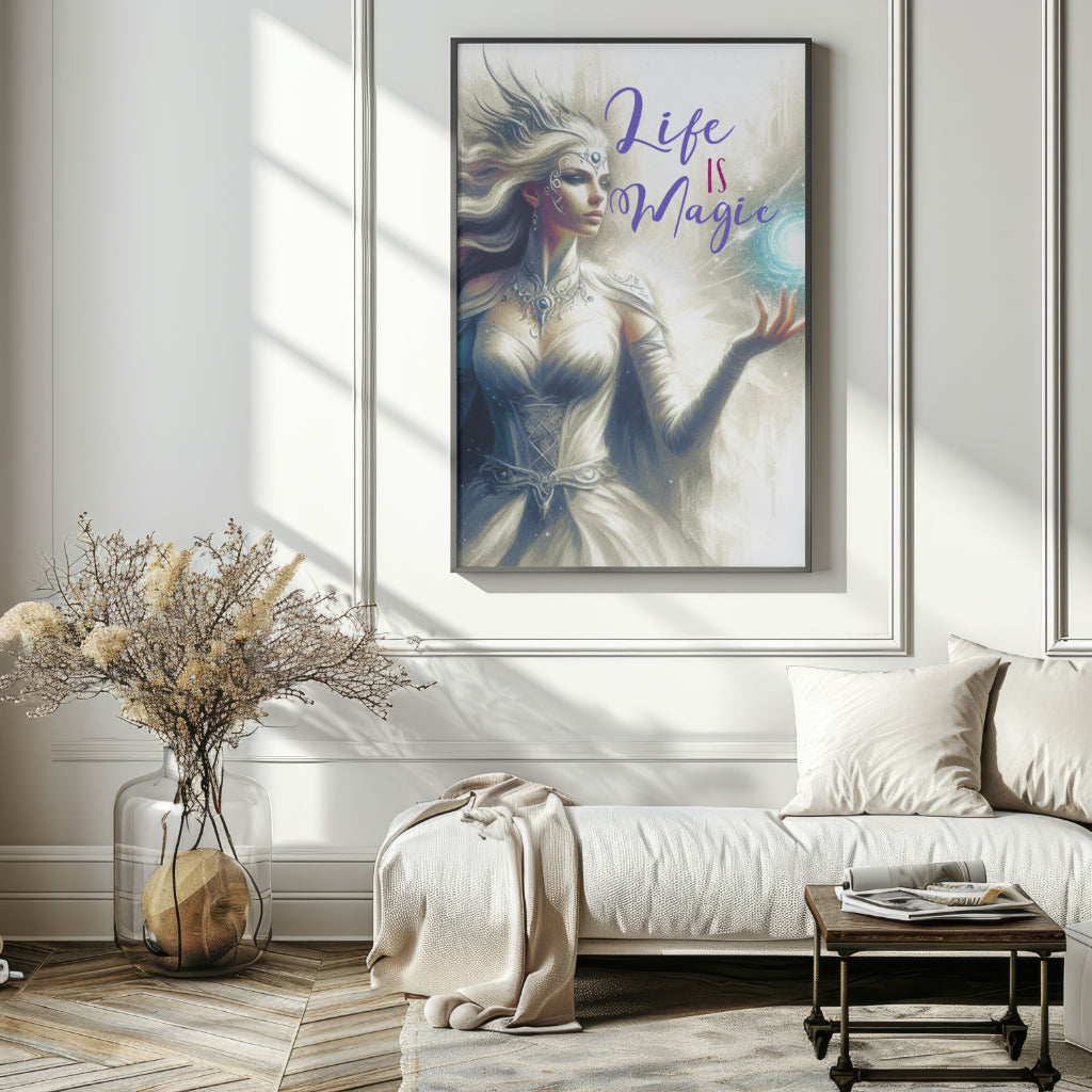 Life is Magic - Framed Matte Wall Art Print