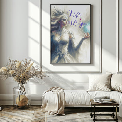 Life is Magic - Framed Matte Wall Art Print