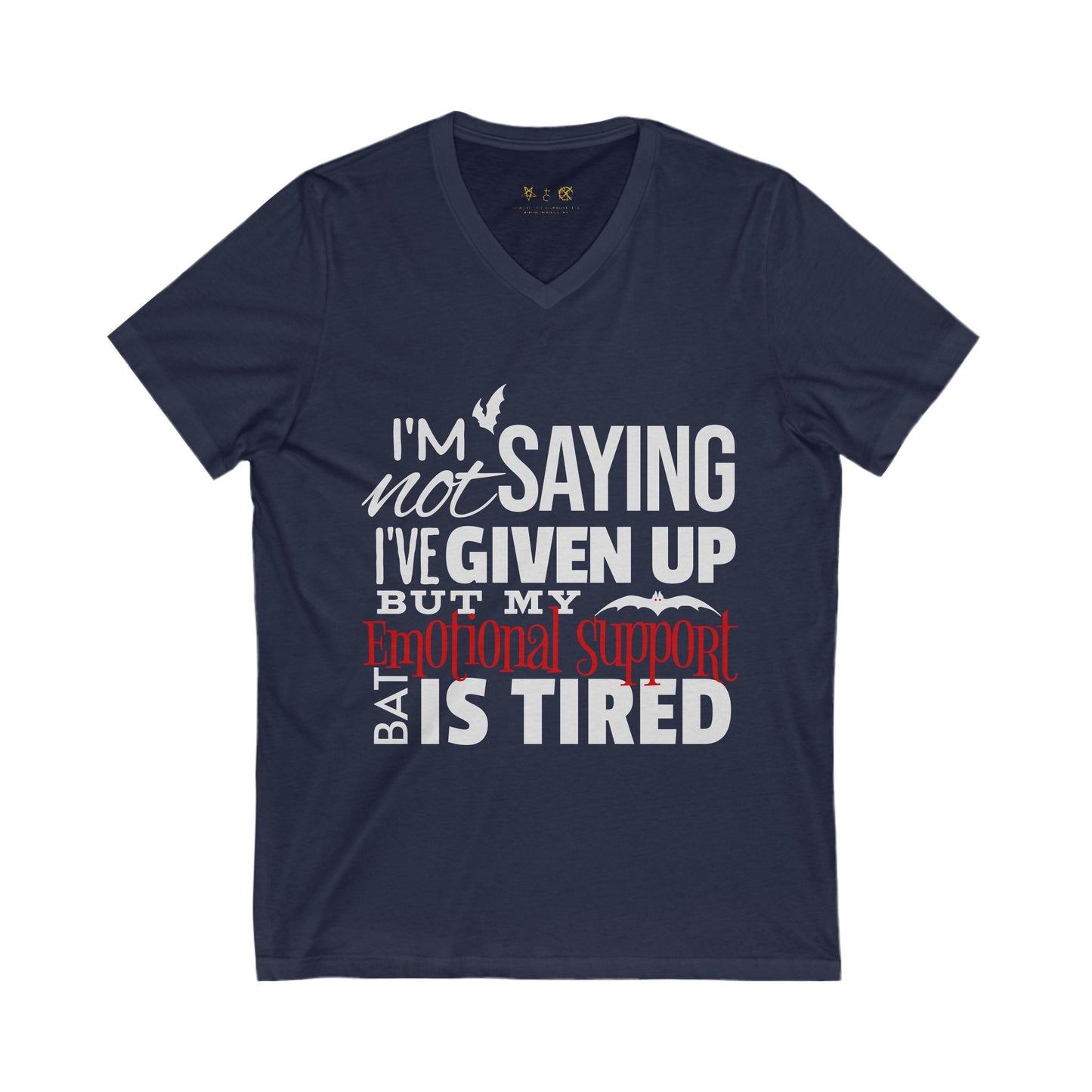 Wing It & Thrive - Unisex Jersey Short Sleeve V-Neck Tee