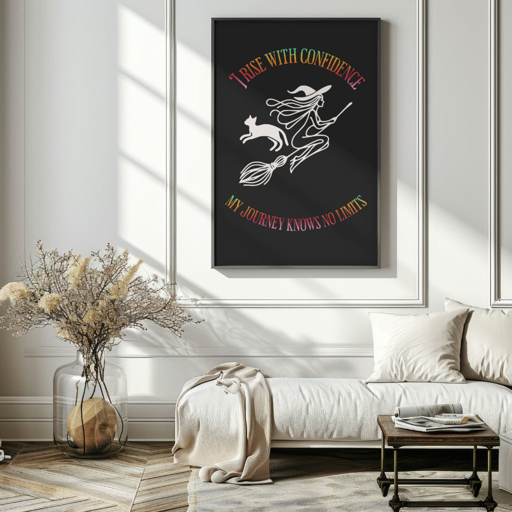 No limits - Gothic Framed Matte Canvas Print