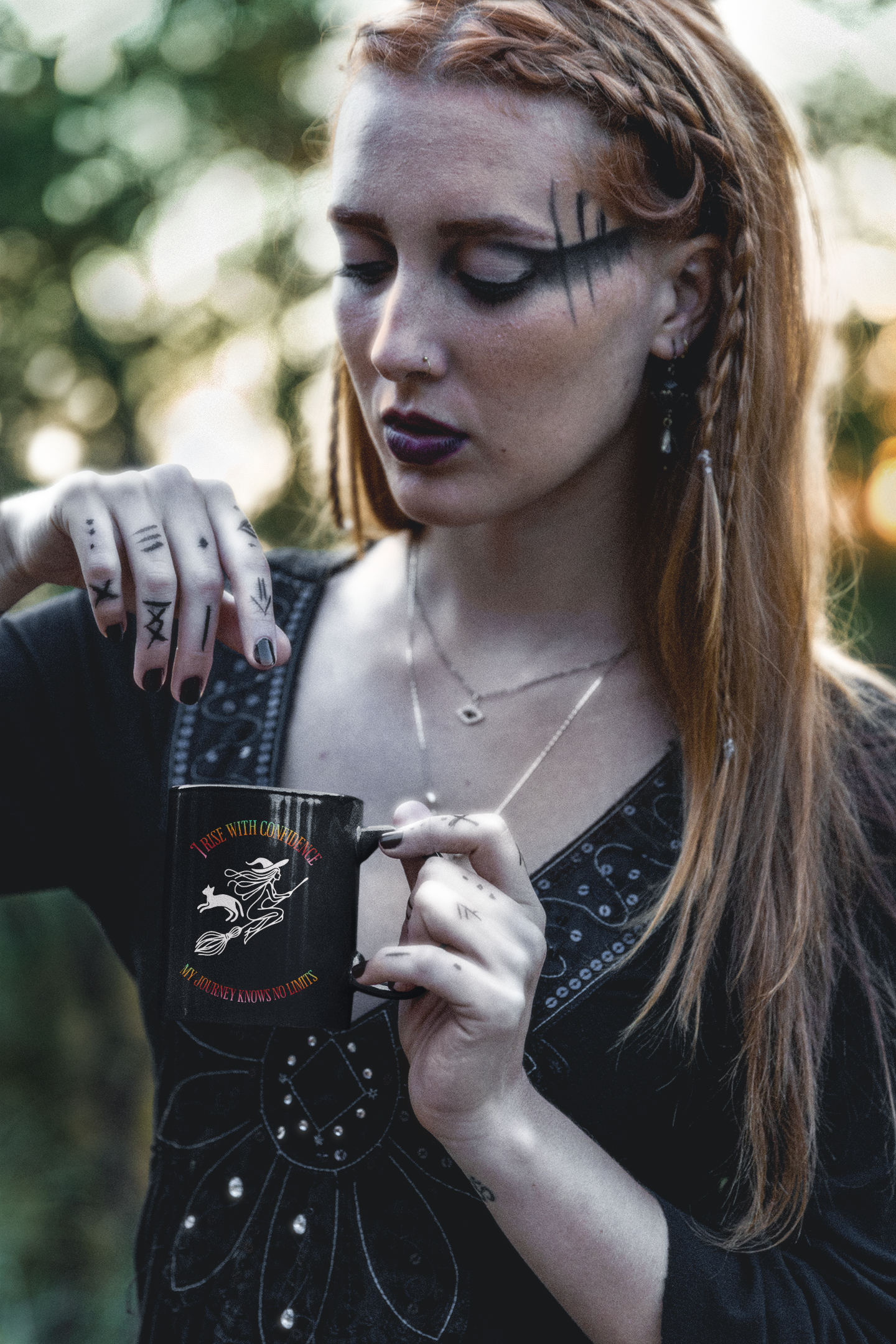No Limits - 11oz White Mug - Gothic Ceramic Mug