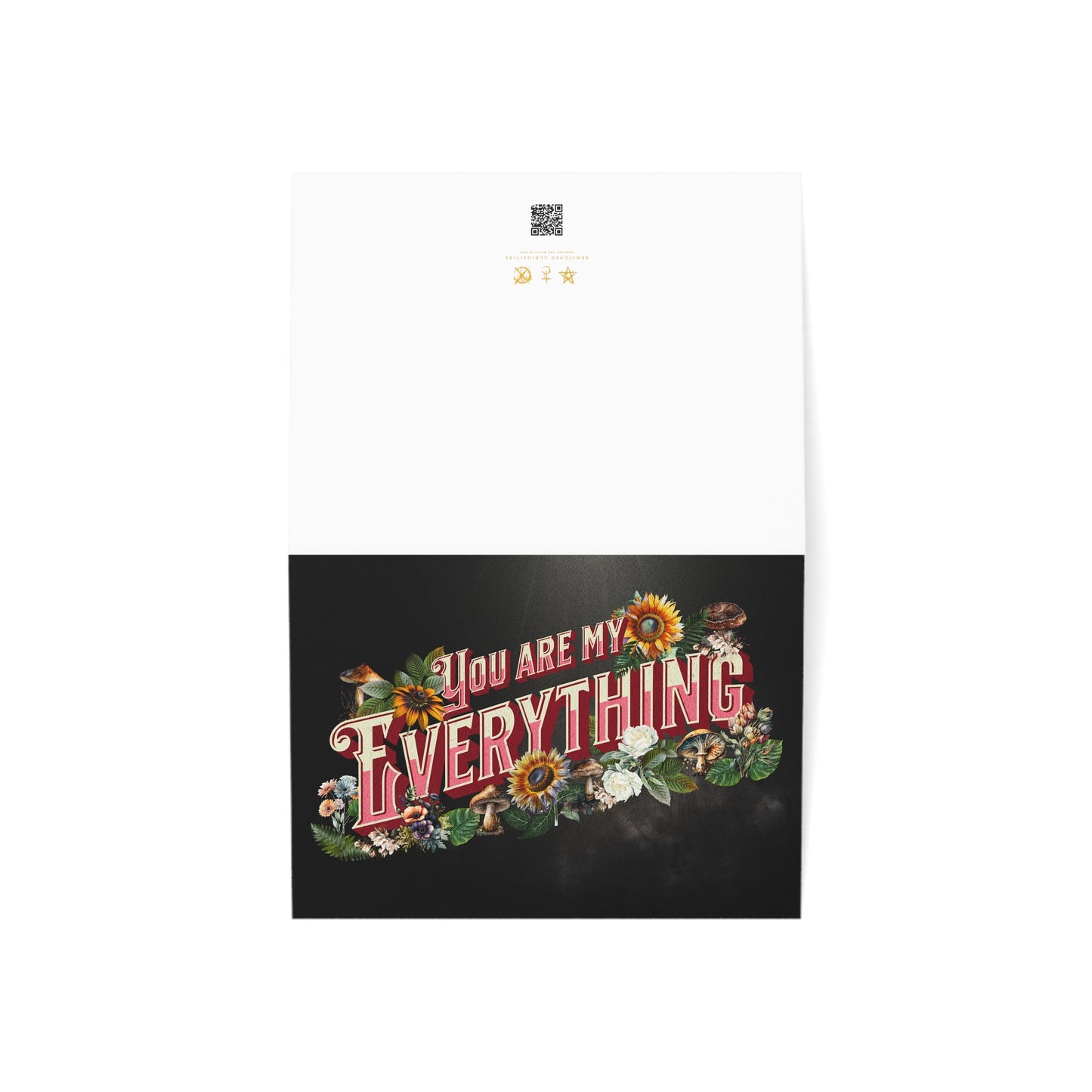 You Are My Everything - Alternative Greeting Card for Romantic Goths