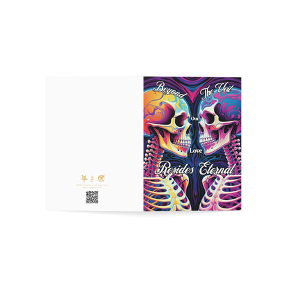 Beyond the Veil - Alternative Greeting Card for Romantic Goths