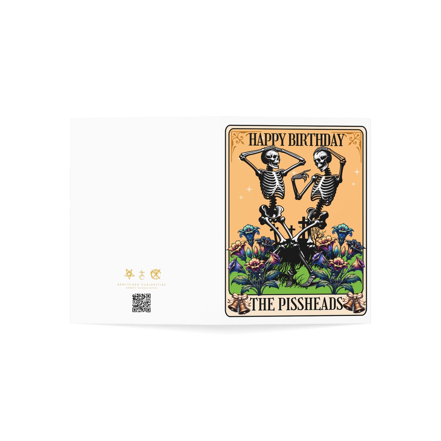 Whimsigoth Skeleton Tarot - Alternative Birthday Card