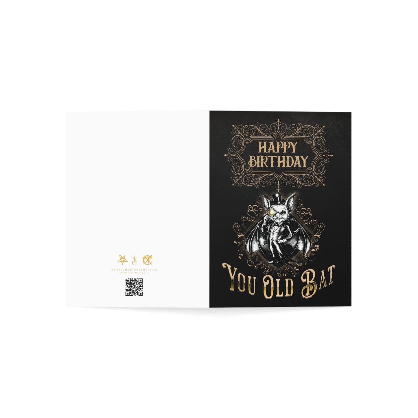 Old Bat - Alternative Birthday Wishes Card