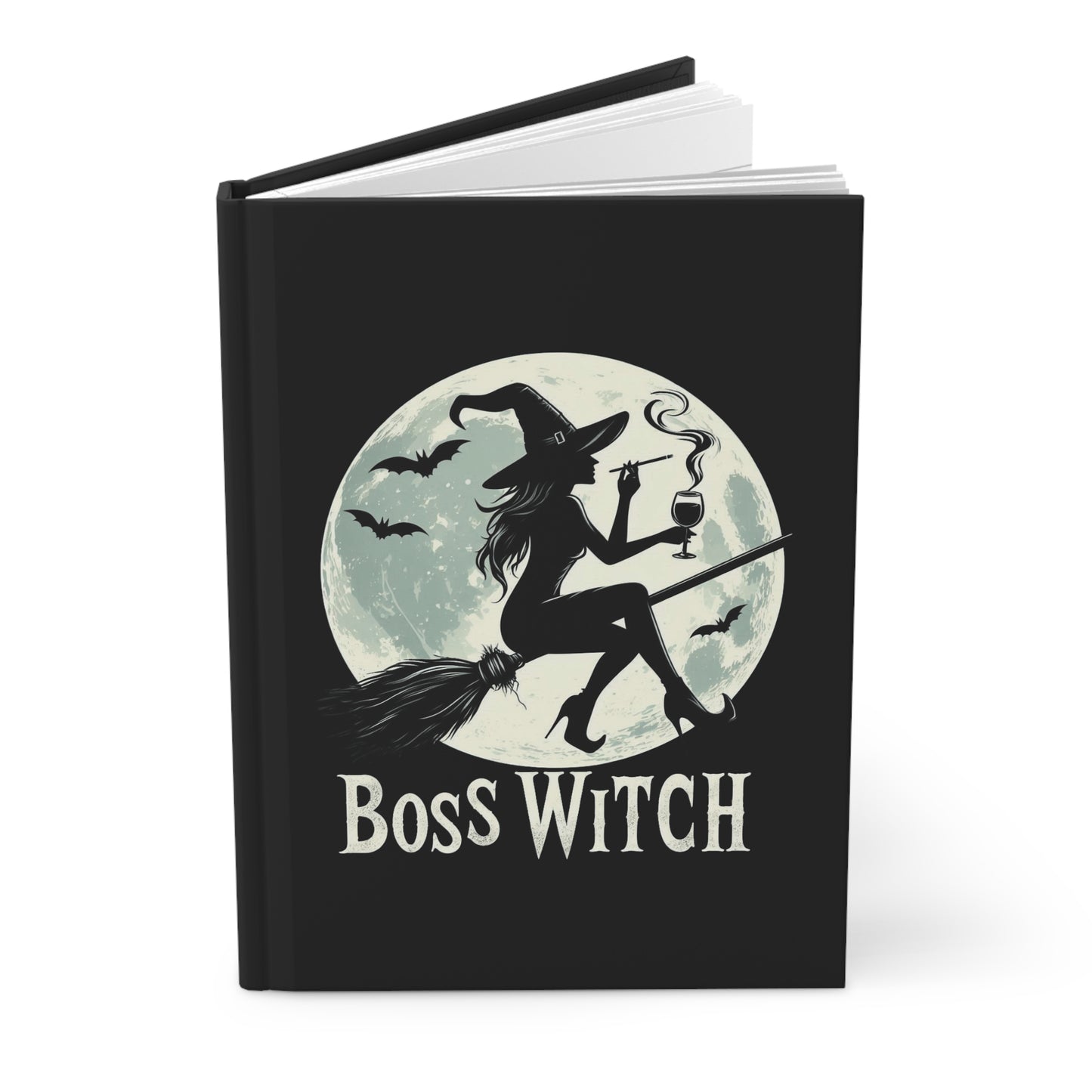 Boss Witch - Hardcover Gothic Matte Journal Notebook