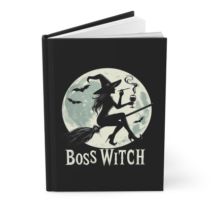 Boss Witch - Hardcover Gothic Matte Journal Notebook