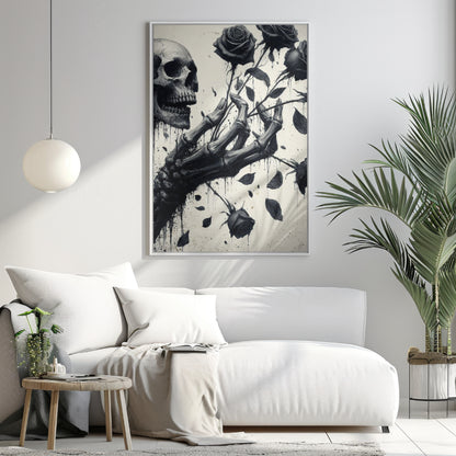 Sage Secrets - Gothic Framed Matte Canvas Print