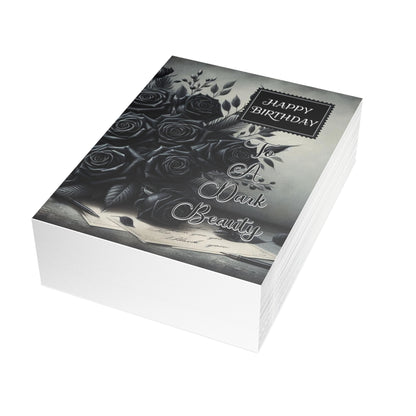 Dark Beauty - Alternative Birthday Wishes Card