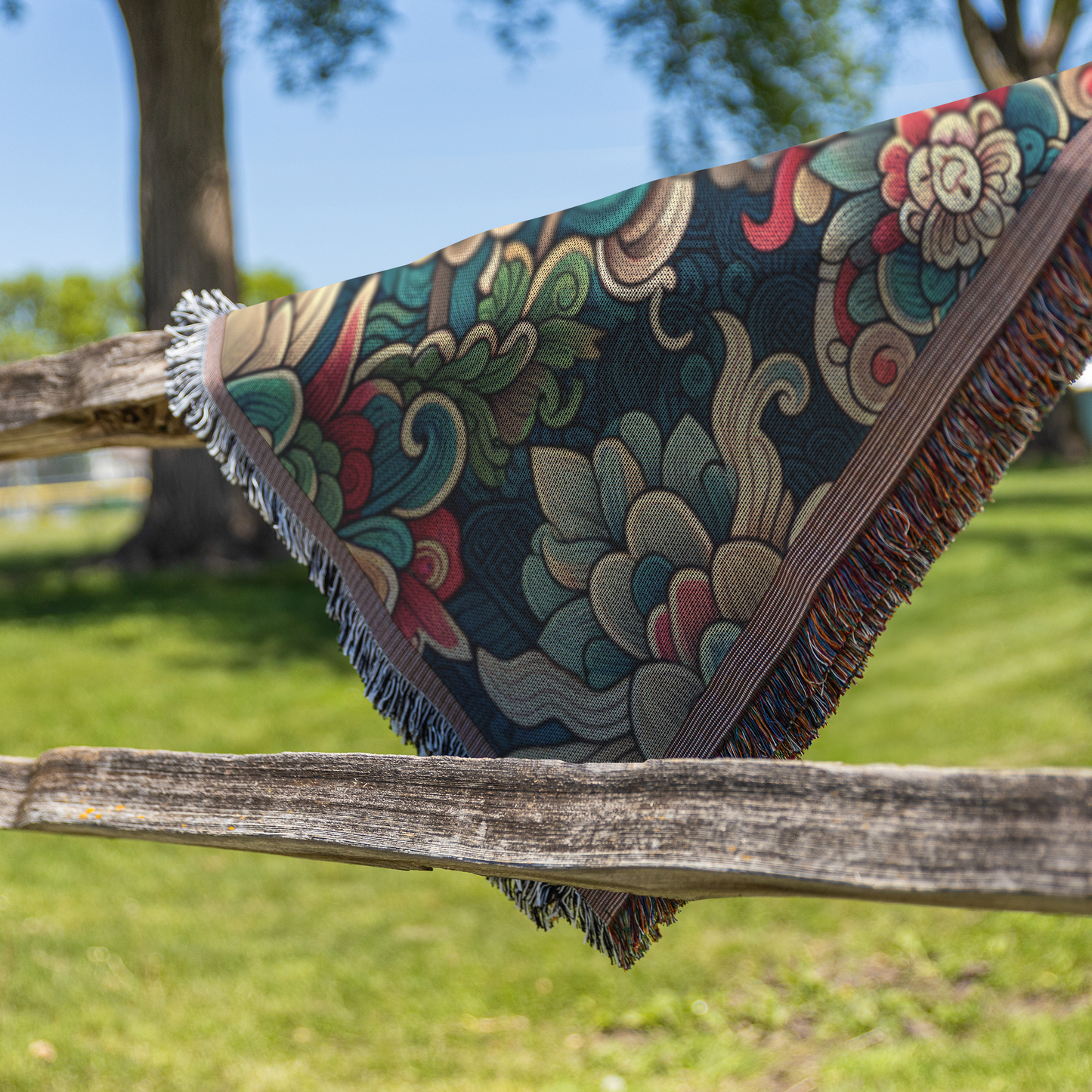 Shadowlace - Woven Throw Blanket