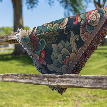 Shadowlace - Woven Throw Blanket