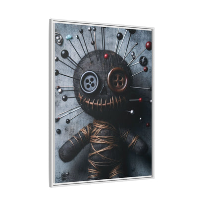Charmed Mischief - Gothic Framed Matte Canvas Print