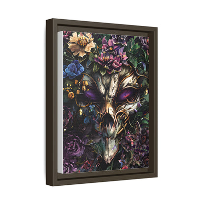 Nature's Haunting Elegance - Gothic Framed Matte Canvas Print