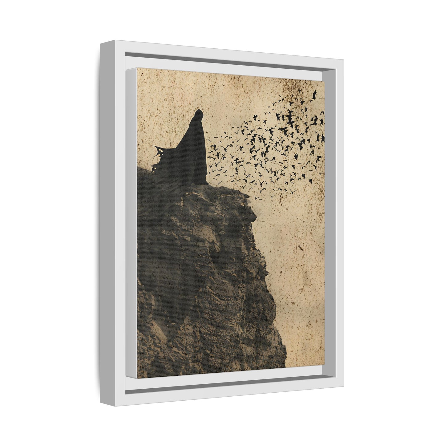 Release the Bats - Gothic Framed Matte Canvas Print