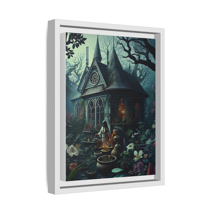 The Enchanted Dwelling - Framed Matte Canvas Print