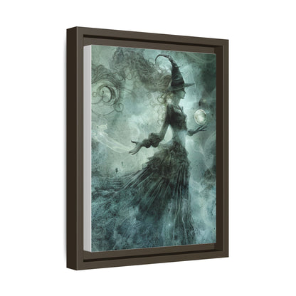 Mistweaver Enchantress - Gothic Framed Matte Canvas Print