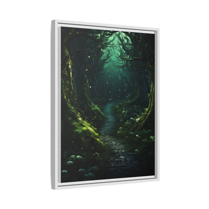 Forest Walk - Gothic Framed Matte Canvas Print