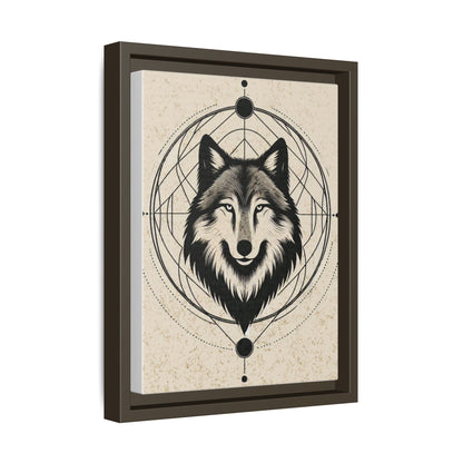 Lunar Majesty - Gothic Framed Matte Canvas Print