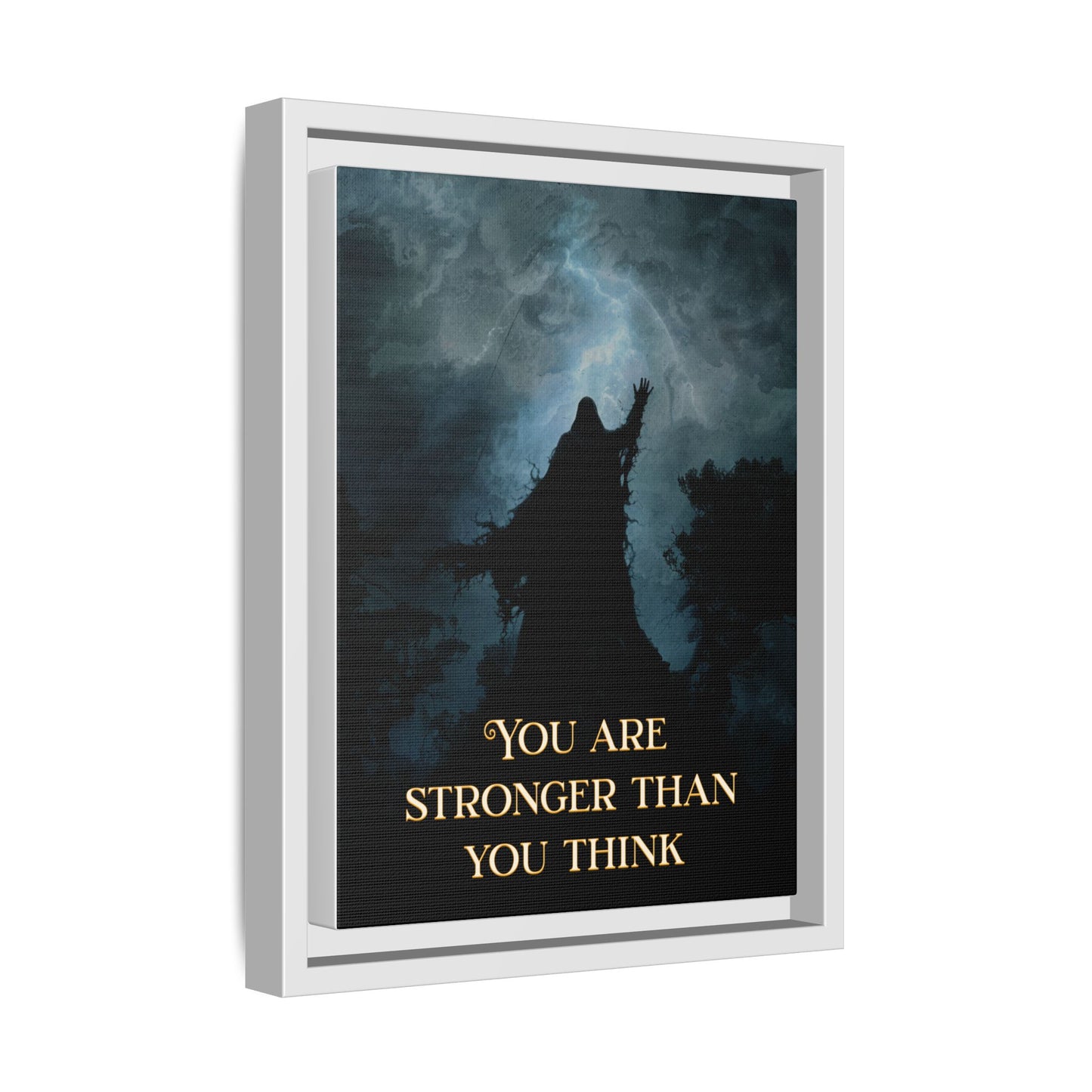 You are Stronger than you Think - Framed Matte Canvas Print