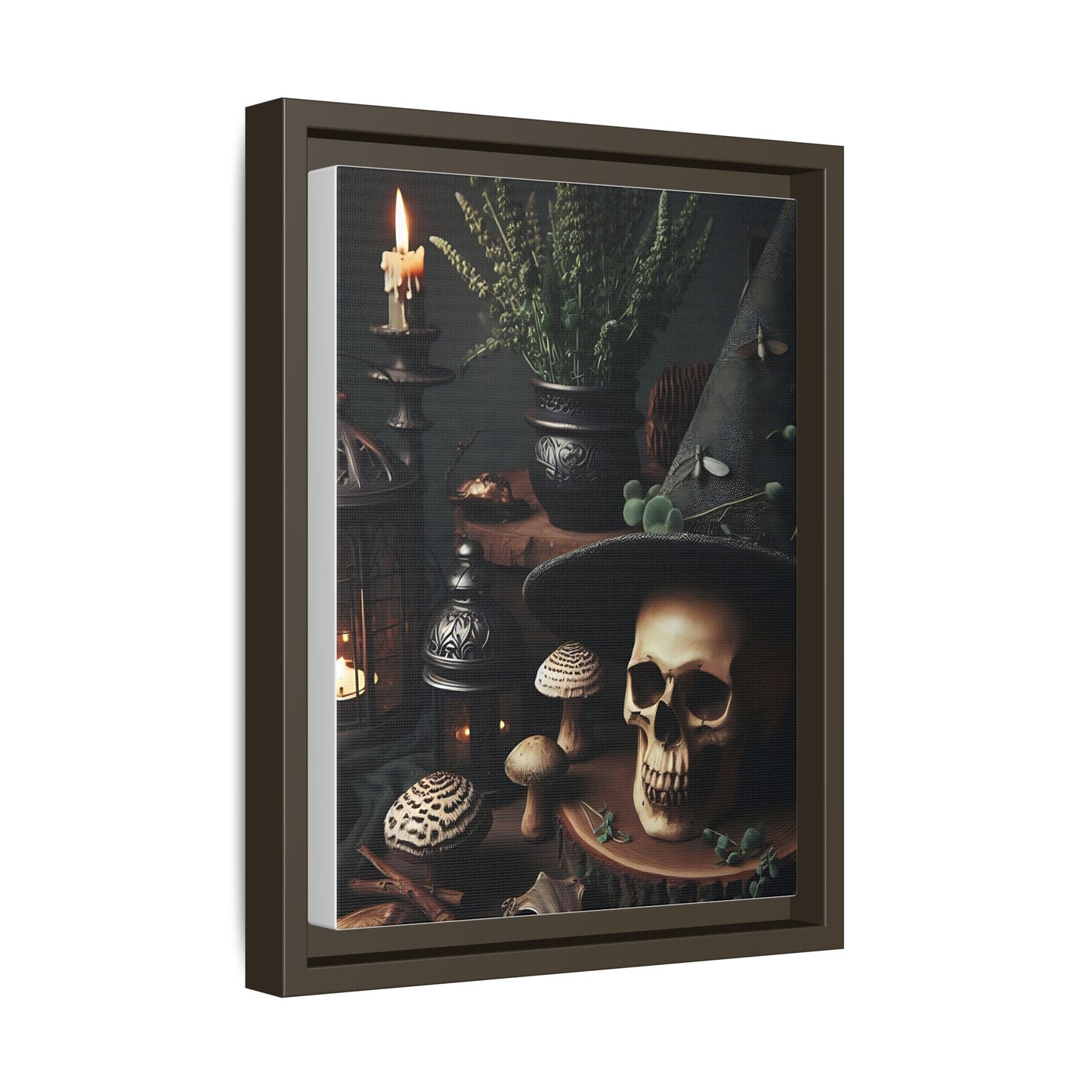 Sorcerer’s Relic - Gothic Framed Matte Canvas Print