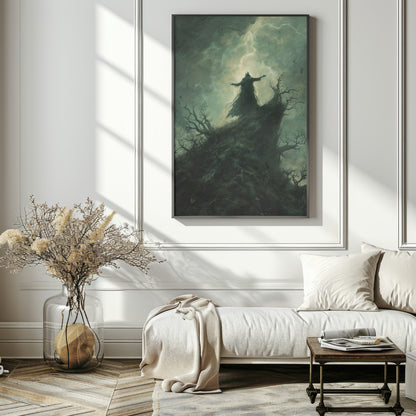 Stormcaller - Framed Matte Canvas Art
