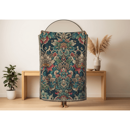 Shadowlace - Woven Throw Blanket