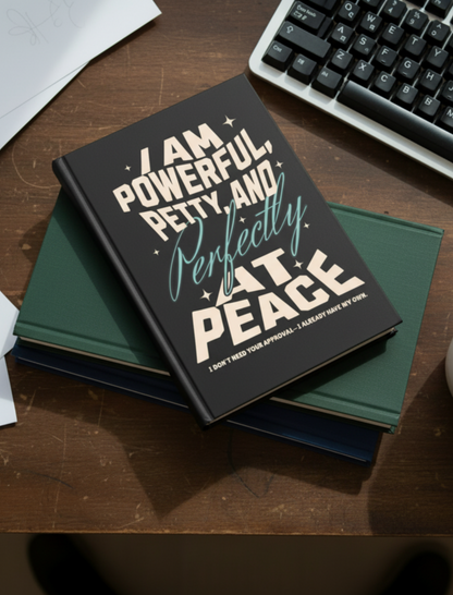 Powerful and Petty - Hardcover Matte Journal