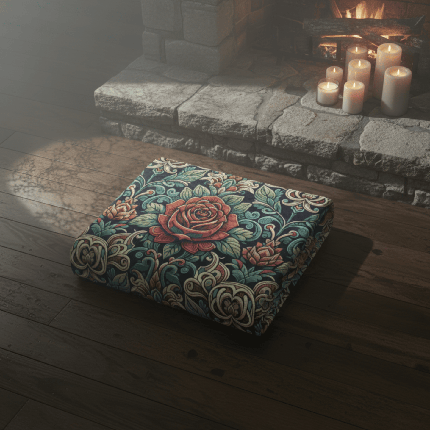 Nocturne Veil - Woven Throw Blanket