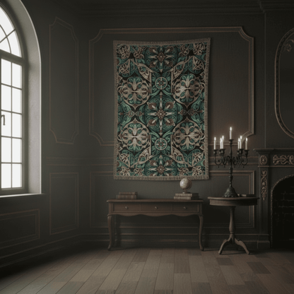 Velvet Nocturne - Woven Throw Blanket