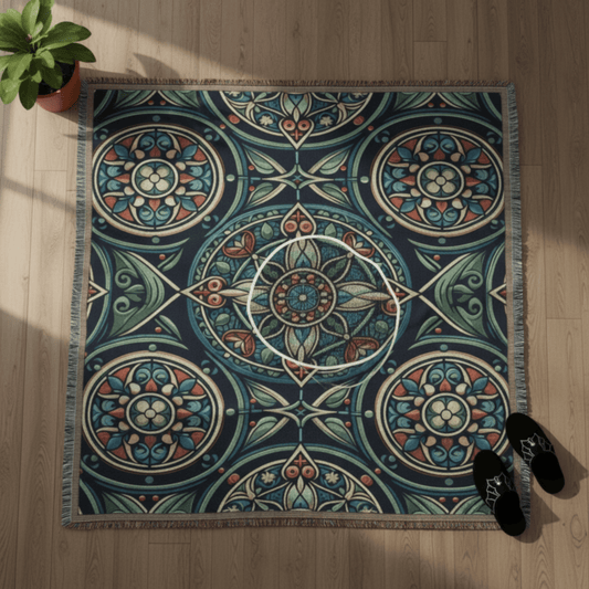 Eclipse Mourning - Woven Throw Blanket