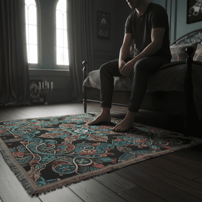 Midnight Elegy - Woven Throw Blanket