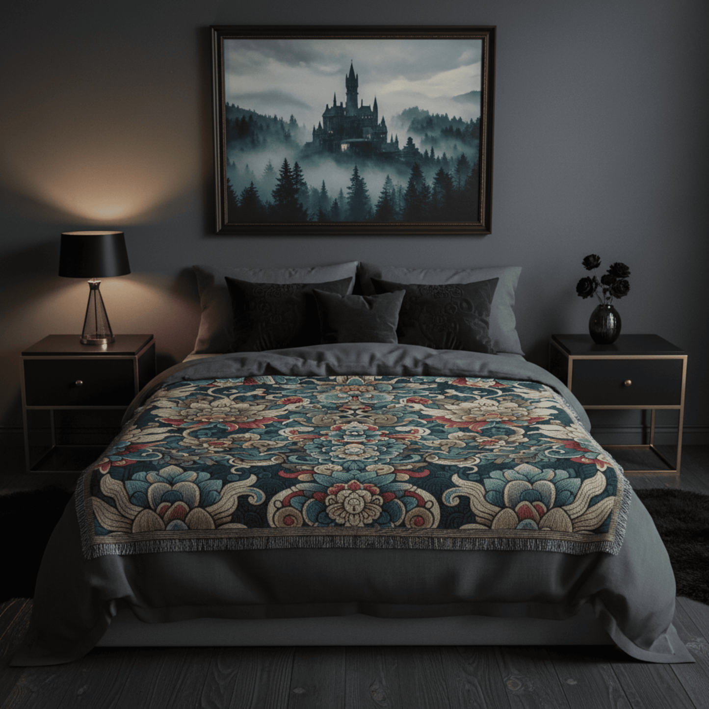 Shadowlace - Woven Throw Blanket