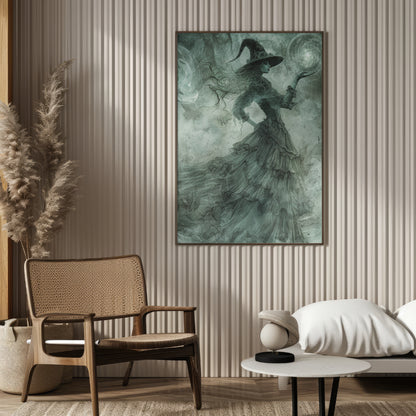 Witch's Wisdom - Framed Matte Canvas Print