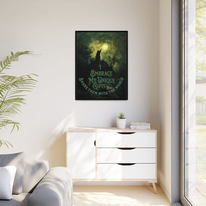 Unique Gifts - Framed Canvas Print